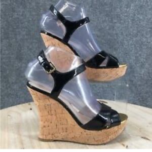 Vintage Heart in D brand wedge shoes cork 7.5